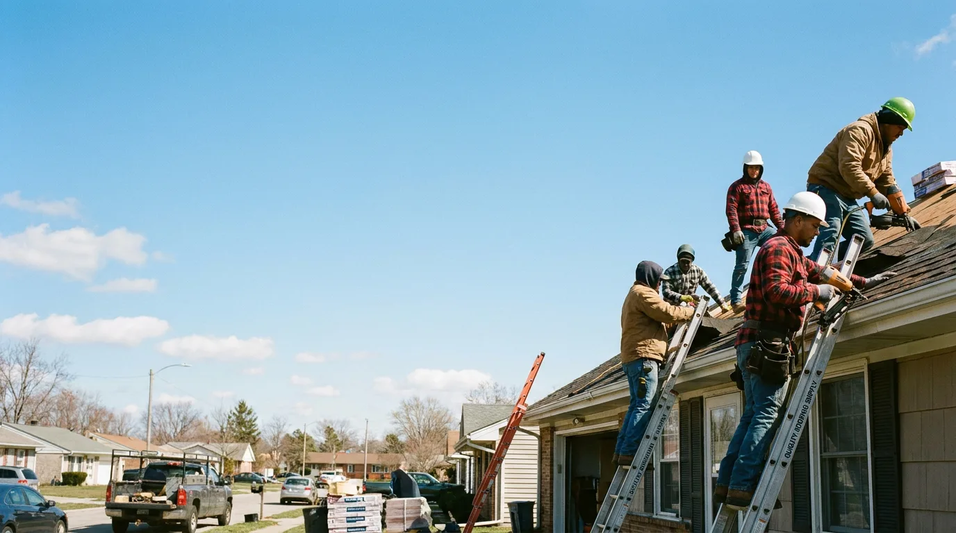 Roofing in Bidwell, OH near me